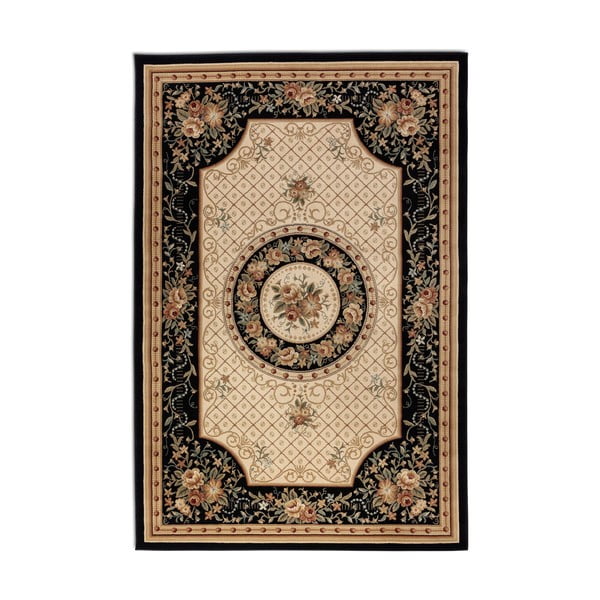 Černo-béžový koberec 200x280 cm Herat – Nouristan