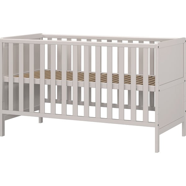 Krémová postýlka z masivního dřeva 70x140 cm Alkmaar – Germania-image-3