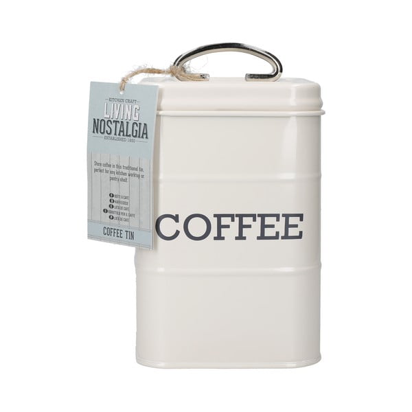 Ocelová dóza na kávu Living Nostalgia – Kitchen Craft-image-4