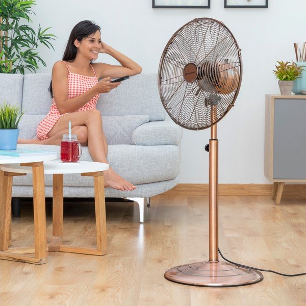 Nastavitelný ventilátor v měděné barvě InnovaGoods Retro-image-4