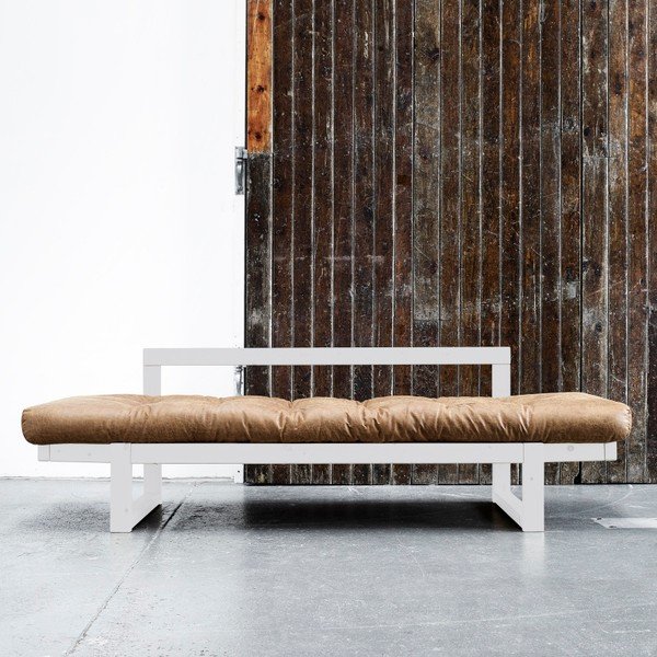 Pohovka Karup Vintage Edge White/Cognac-image-2