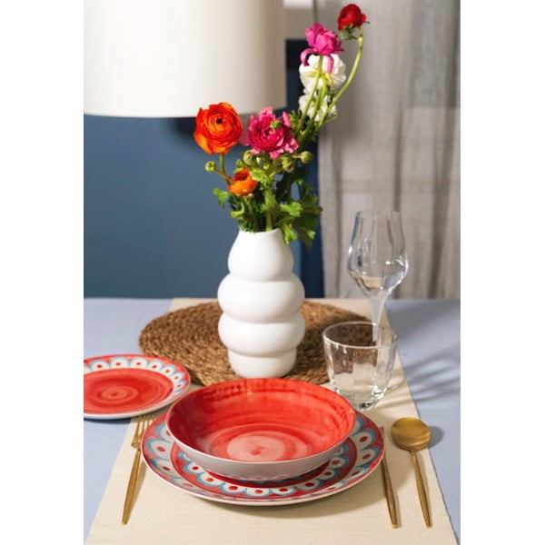 Světle modré hluboké porcelánové talíře v sadě 6 ks ø 21 cm Tangeri blue – Villa Altachiara-image-3