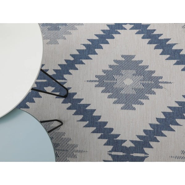Modro-krémový venkovní koberec NORTHRUGS Malibu, 170 x 120 cm-image-4