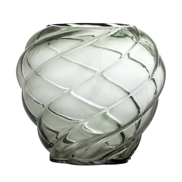 Světle zelená skleněná váza Leyan – Bloomingville