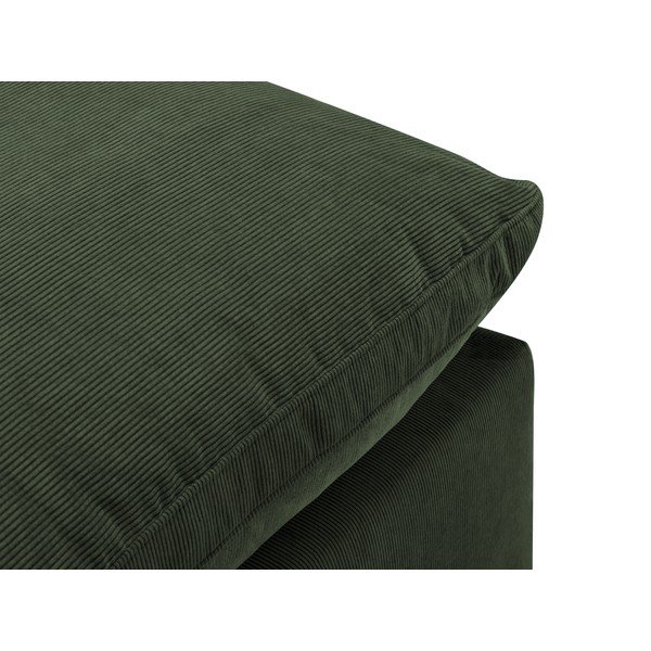 Tmavě zelená prostřední část modulární manšestrové pohovky Windsor & Co Sofas Galaxy-image-4