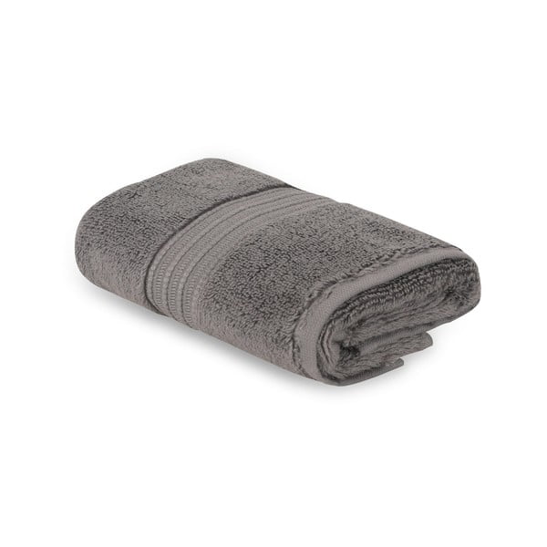 Tmavě šedý bavlněný ručník 30x50 cm Chicago – Foutastic-image-1