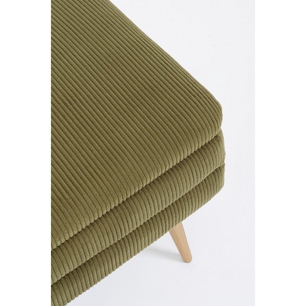 Zelená polstrovaná lavice Olga – Bizzotto-image-4