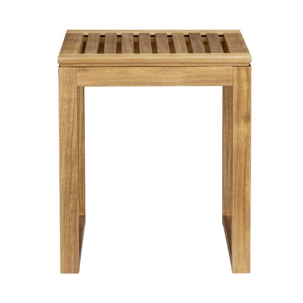 Stolička z masivu akácie v přírodní barvě Fondi – Wenko-image-2