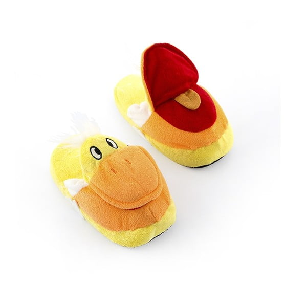 Dětské bačkory InnovaGoods Fluffy Slippers Duck, velikost M