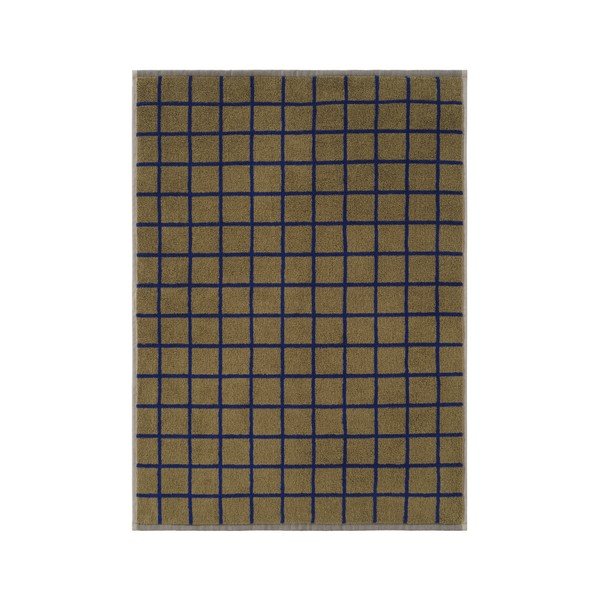 Zelený/modrý bavlněný ručník 50x70 cm Grid – Jotex-image-2
