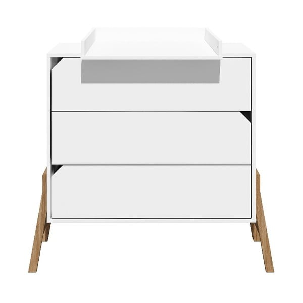 Bílá komoda se 3 šuplíky BELLAMY Lotta-image-2