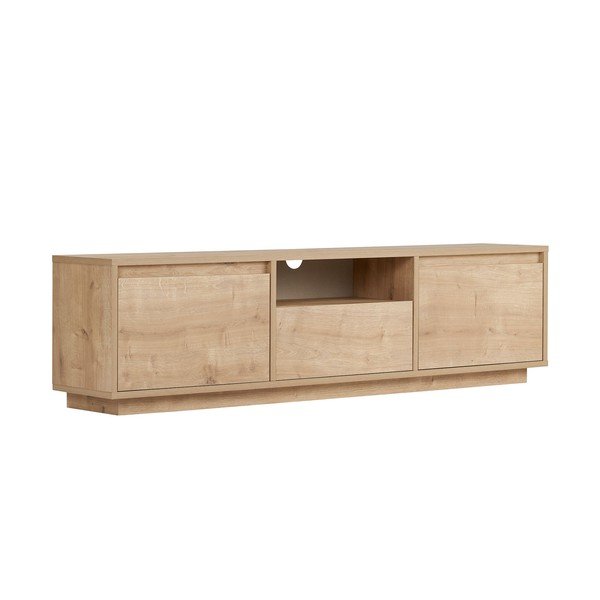 TV stolek v dekoru dubu v přírodní barvě 160x42x30 cm Sentinel – Kalune Design