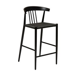 Černá barová židle DAN-FORM Denmark Sava, výška 91,5 cm
