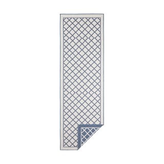 Modro-krémový venkovní koberec NORTHRUGS Sydney, 350 x 80 cm