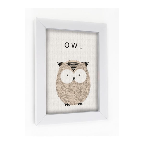 Obraz v rámu Owl