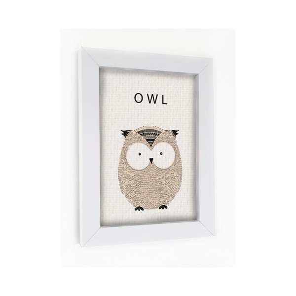 Obraz v rámu Owl