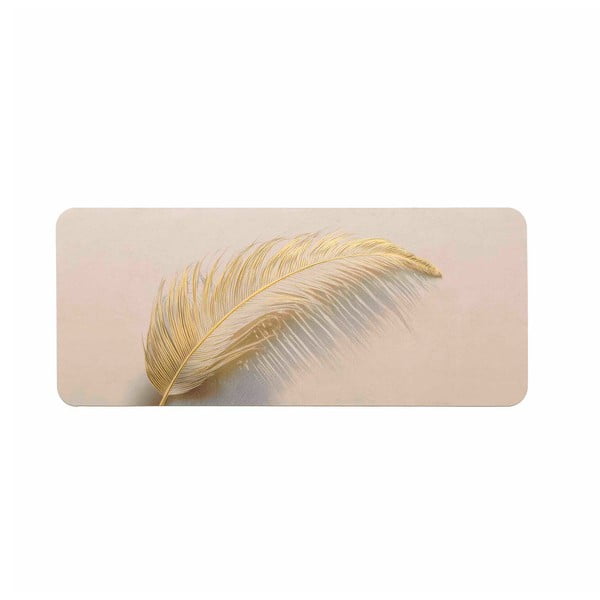 Světle hnědá koupelnová předložka 50x120 cm Angelica – douceur d'intérieur