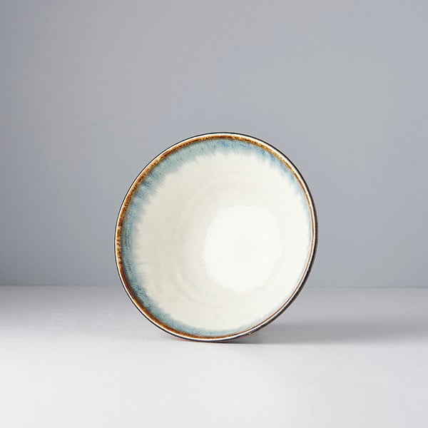 Bílá keramická miska na udon MIJ Aurora, ø 20 cm-image-1