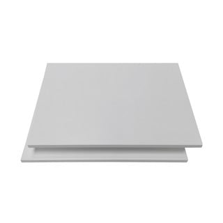 Bílé police pro modulární policový systém 2 ks, 32x1 cm Mistral Kubus - Hammel Furniture