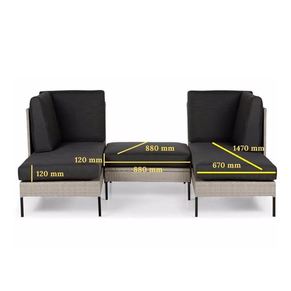 Béžová zahradní pohovka Bonami Selection Orkanger-image-4