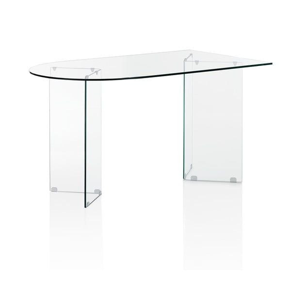 Skleněný jídelní stůl 80x130 cm Kaya – Tomasucci