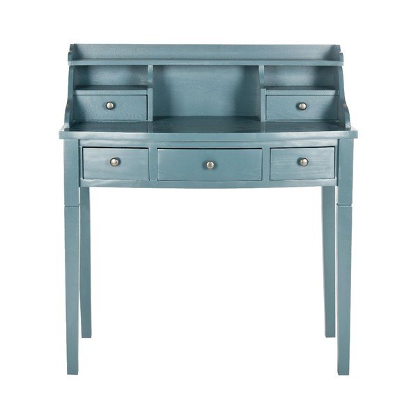 Modrý psací stůl Olivia Ocean-image-1