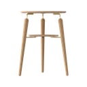 Kulatý konferenční stolek z dubového dřeva v přírodní barvě ø 46 cm My Spot – UMAGE