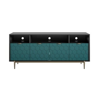 Zelený/černý TV stolek 151x65 cm Olivia - CosmoLiving by Cosmopolitan