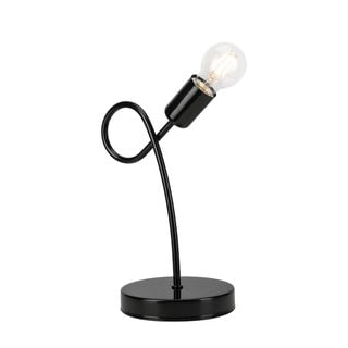 Černá stolní lampa - LAMKUR