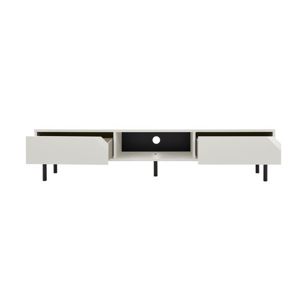 Bílý TV stolek 177x39 cm Corner - Tenzo-image-4