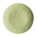 Světle zelený kameninový talíř Costa Nova Riviera, ⌀ 27 cm