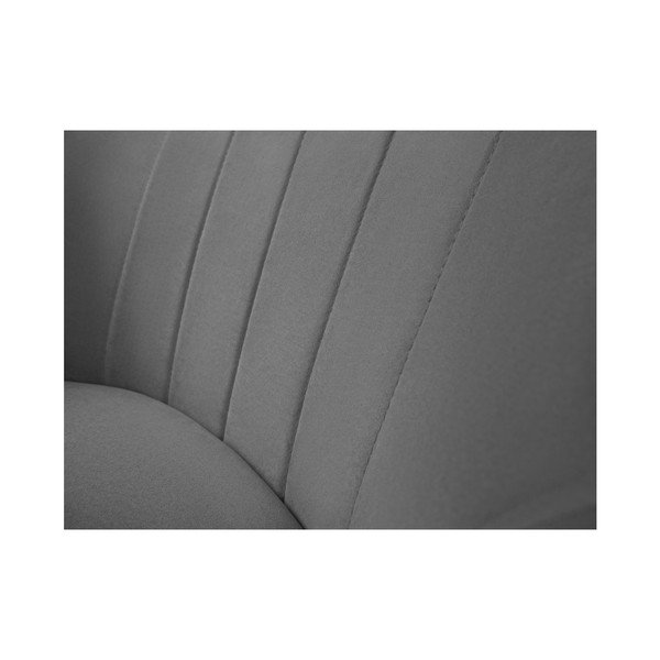Šedé křeslo Mazzini Sofas Toscane, černé nohy-image-4