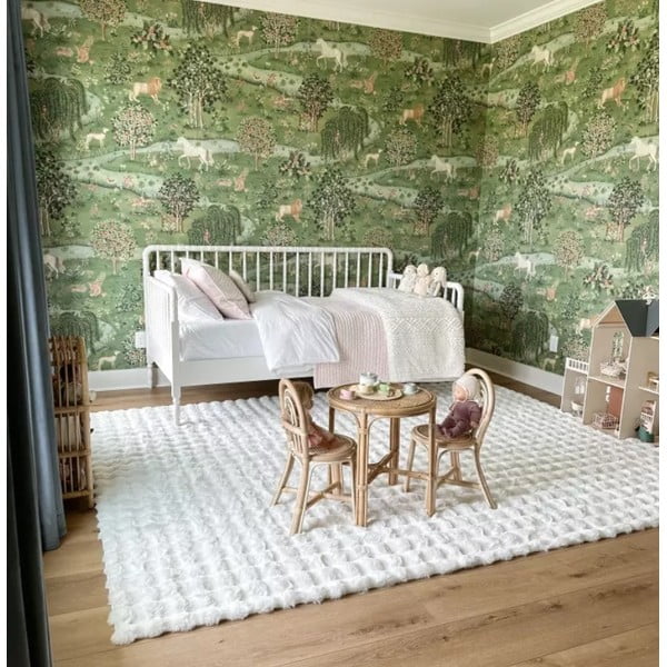 Bílý pratelný koberec 150x230 cm Bubble White – Mila Home-image-2