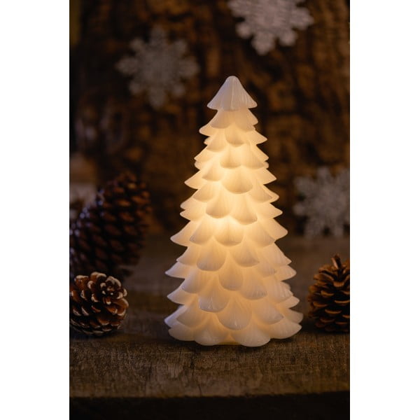 Bílá vánoční světelná dekorace ø 13 cm Carla – Sirius-image-1