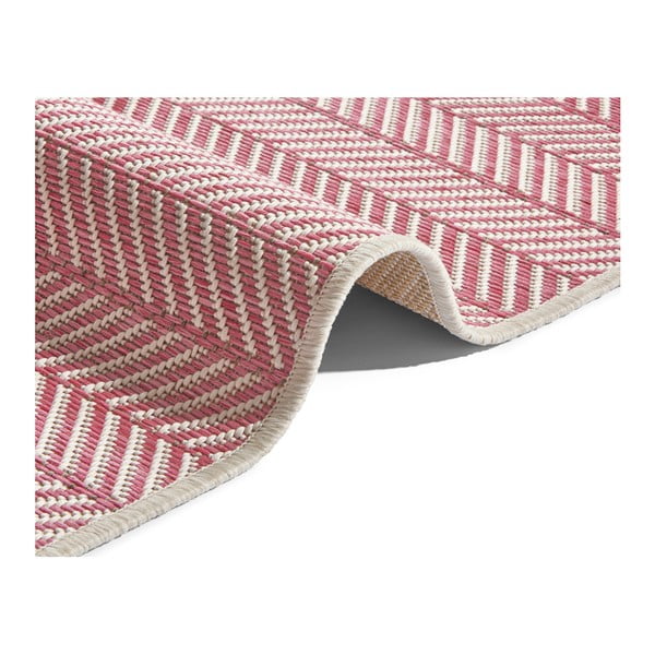 Červený venkovní koberec NORTHRUGS Caribbean, 140 x 200 cm-image-3