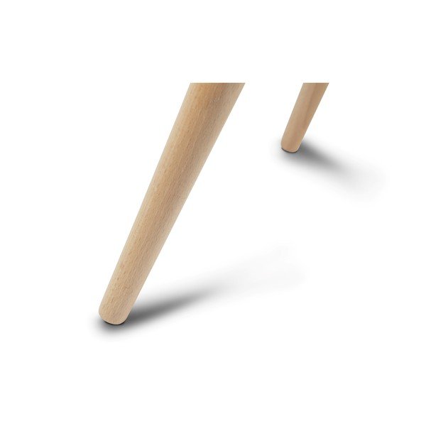 Bílý konferenční stolek s nohami z bukového dřeva Furnhouse Fly, 75 x 43 cm-image-3