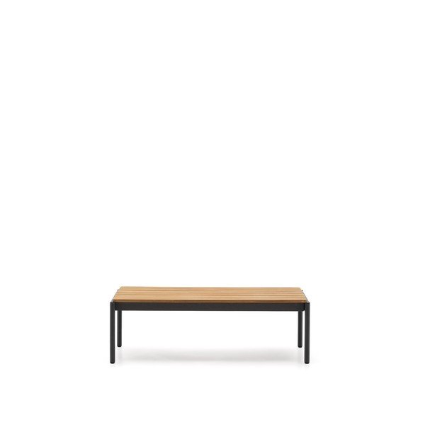 Zahradní konferenční stolek z teakového dřeva 63x149 cm Sorells – Kave Home-image-4