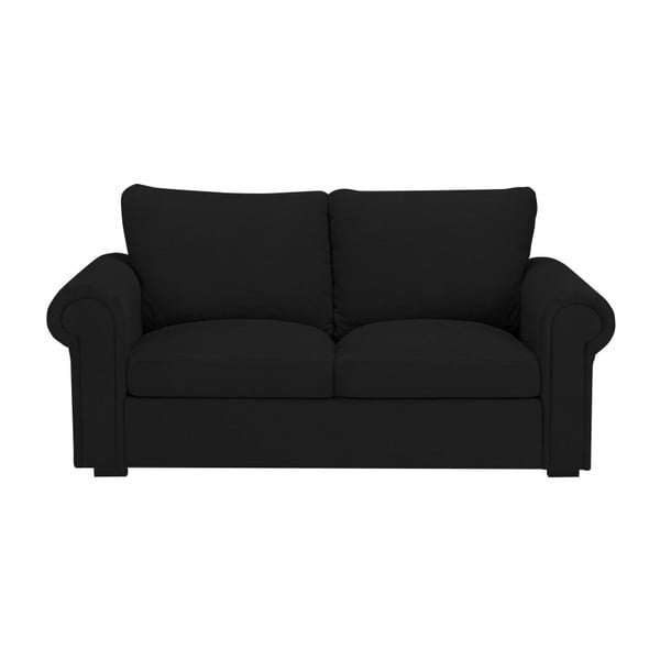 Černá pohovka Windsor & Co Sofas Hermes, 104 cm