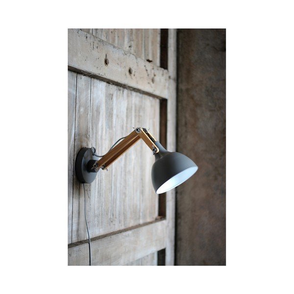 Šedé nástěnné svítidlo Red Cartel Dexter Duro-image-2