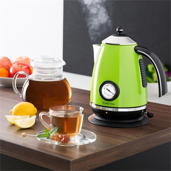 Zelená rychlovarná konvice Klarstein Aquavita Chalet-image-1