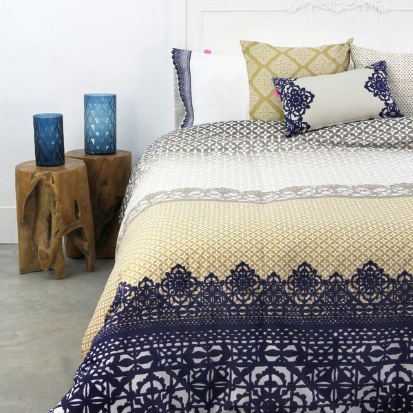 Povlak na peřinu z čisté bavlny Happy Friday Embroidery, 220 x 220 cm-image-2