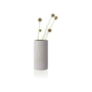 Světle šedá váza Blomus Bouquet, výška 24 cm