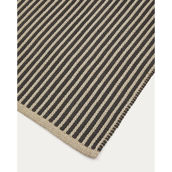 Černo-béžový venkovní koberec 160x230 cm Satanca – Kave Home-image-3