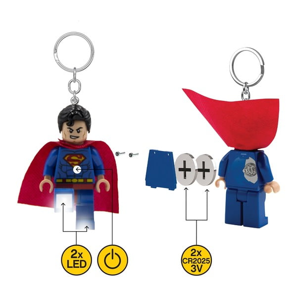 Klíčenka se svítilnou Superman – LEGO®-image-3