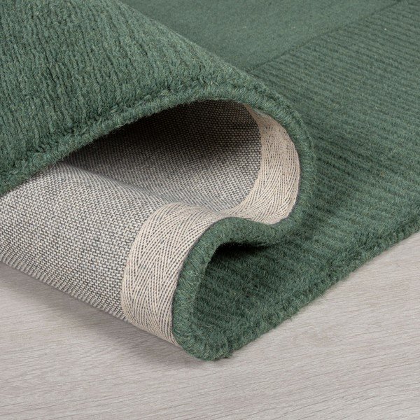 Tmavě zelený vlněný koberec Flair Rugs Siena, 120 x 170 cm-image-4