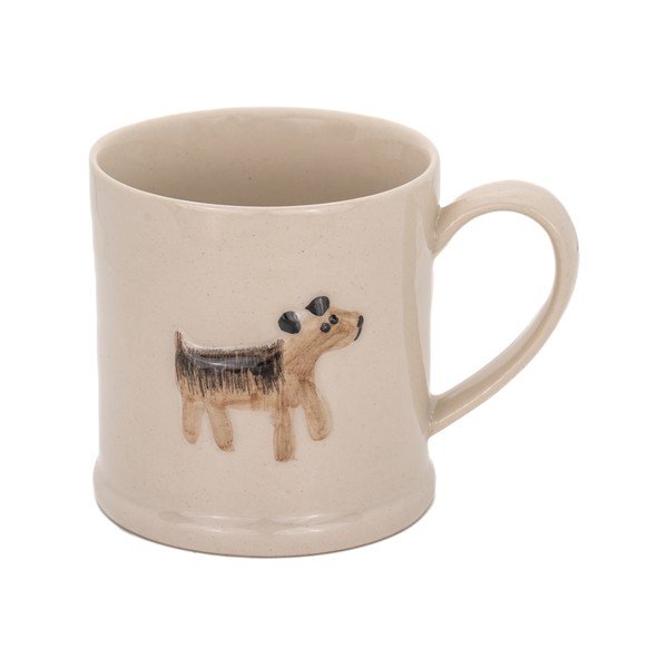 Béžový keramický hrnek 225 ml Dog – Sass & Belle