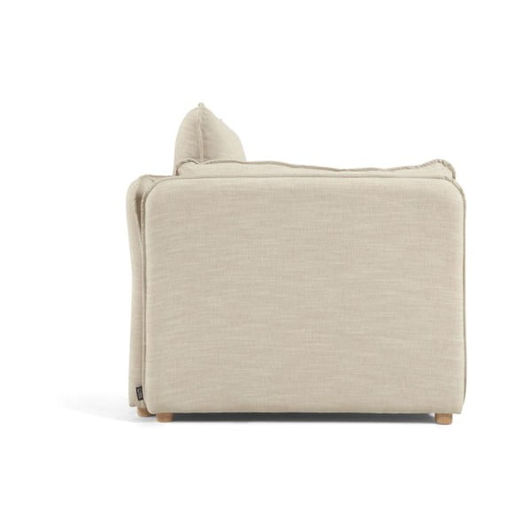 Rozkládací pohovka šedobéžová 210 cm Tanit – Kave Home-image-3