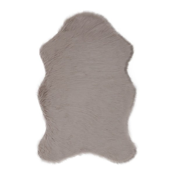 Šedý koberec z umělé kožešiny Pelus Grey, 60 x 90 cm