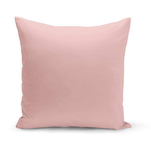 Světle růžový polštář Kate Louise Plain, 43 x 43 cm
