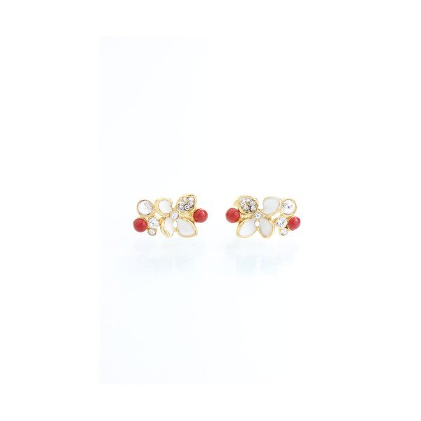 Pozlacené náušnice s krystaly Swarovski Elements Laura Bruni Elvira-image-1